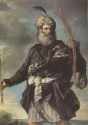 MOLA, Pier Francesco Barbary Pirate with a Bow (mk05) oil painting on canvas